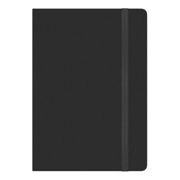SyncPen  black smart notebook front view with elastic closure